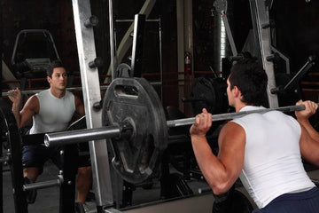 squat bar stance, infinite_labs