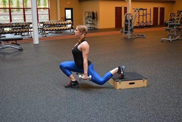 bulgarian lunge, infinite_labs